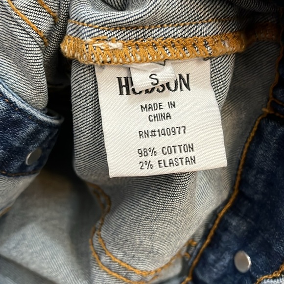 Hudson Denim Distressed Vest - Size Girls Small - Picture 7 of 8